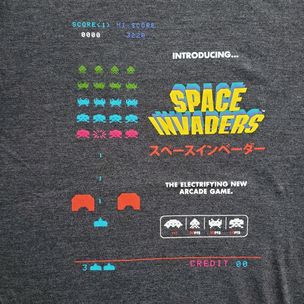 NWT Space Invaders Ringer Tee Women's Size Small - Picture 6 of 8